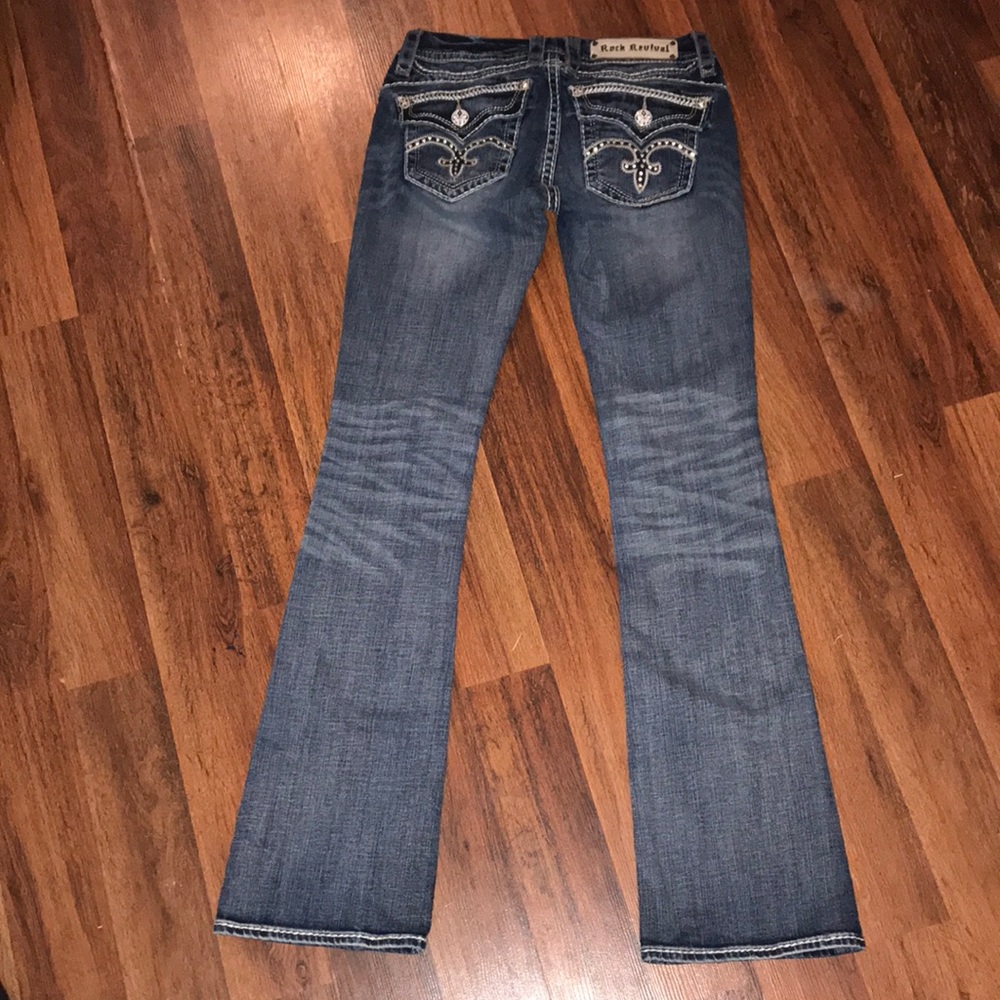 Rock Revival bootcut jeans size 27; 33” inseam